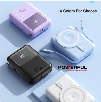 Miniatura 2 de Power Bank Inalambrica 12.000mah POW113